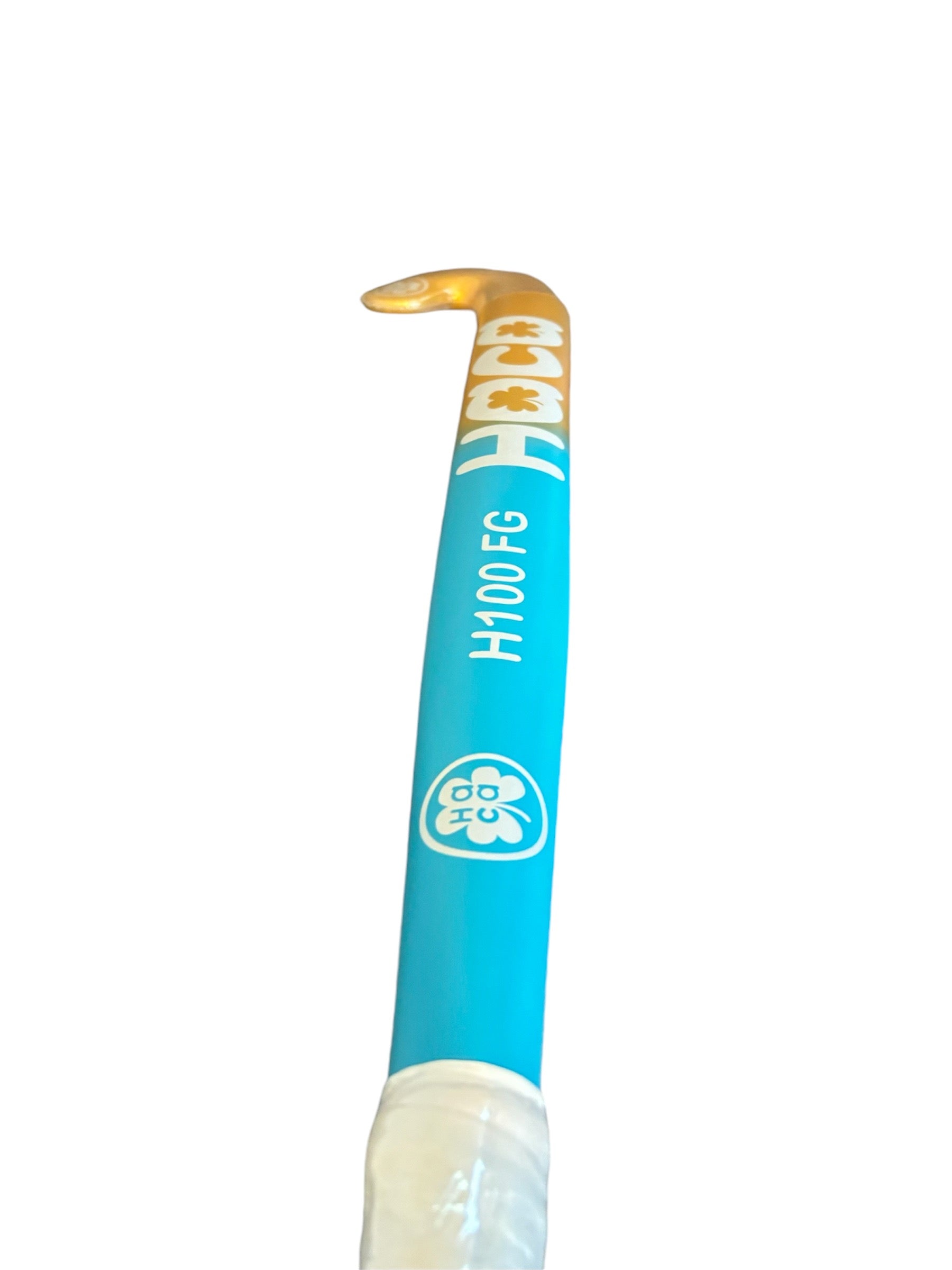 Haca H100 FG Gold/Cyan 100% Fibreglass Hockey Stick