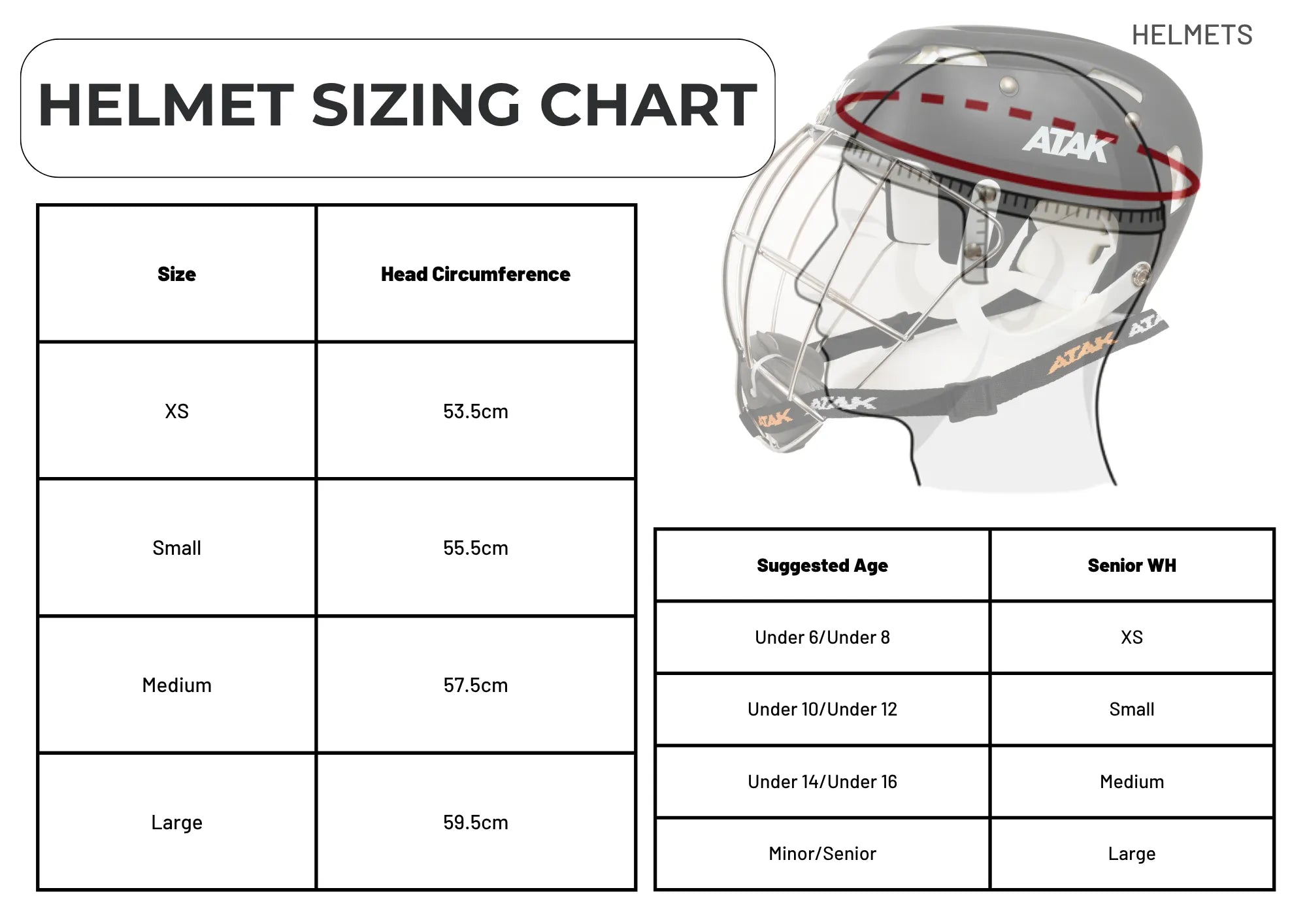 Atak Hurling Helmet, Gold