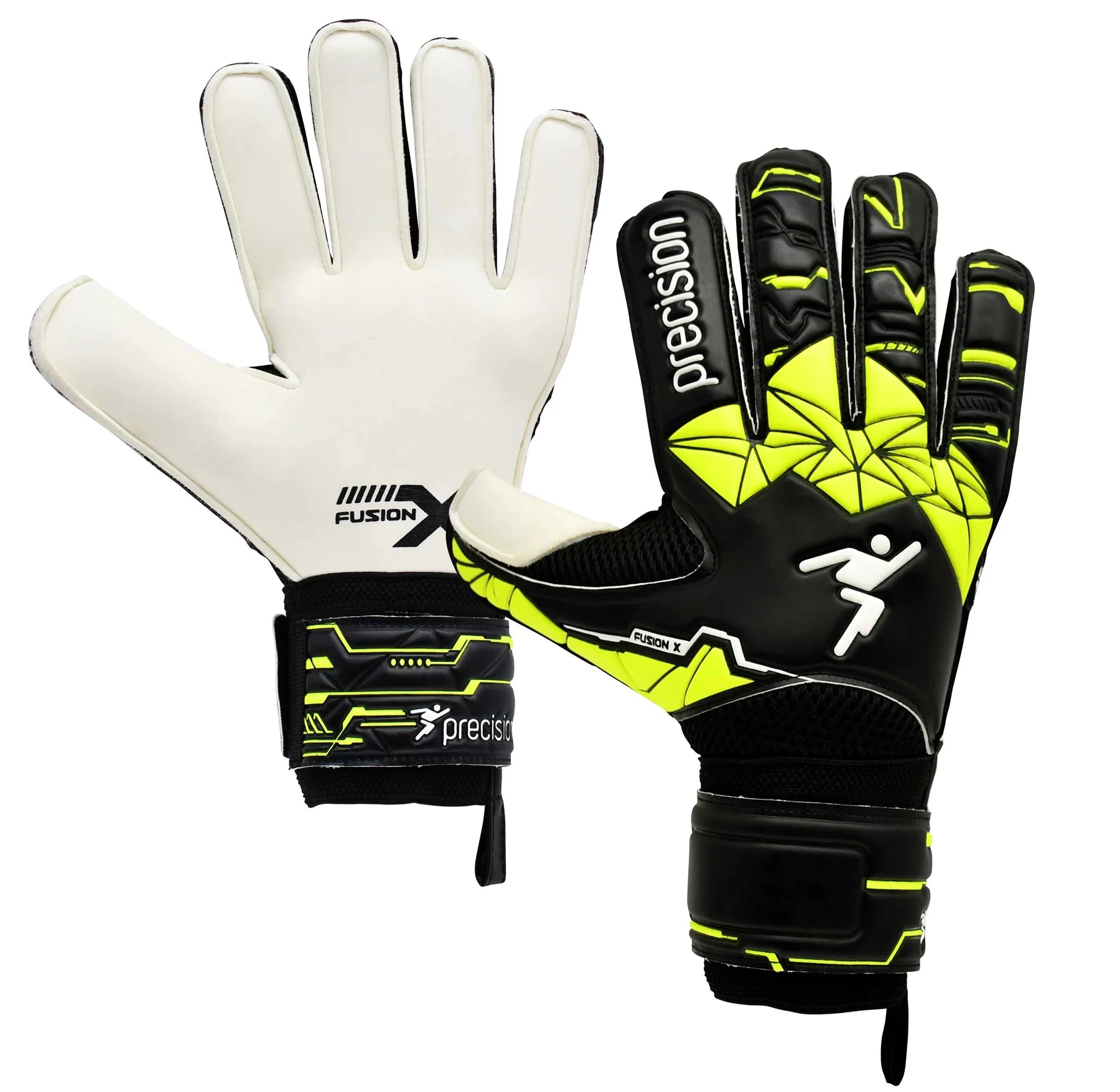 Precision Junior Fusion_X Flat Cut Finger Protect GK Gloves