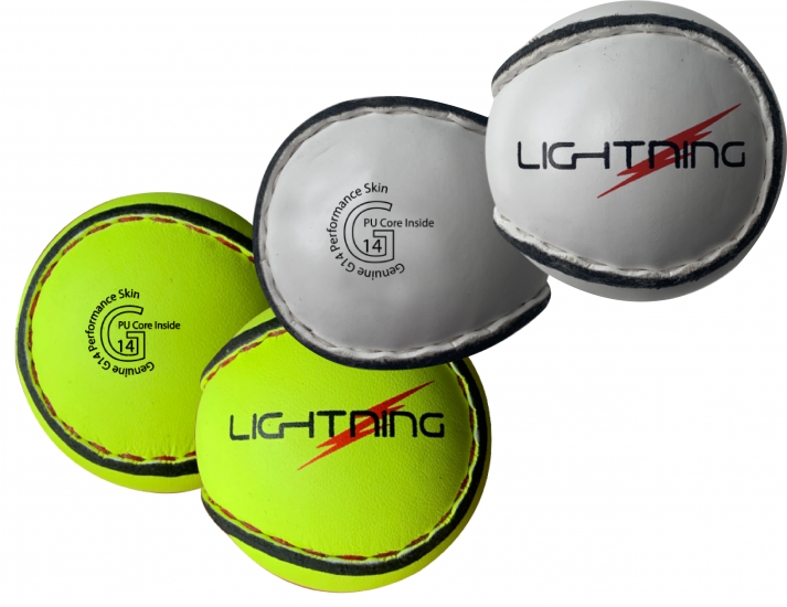 Lee Sports Lightning Match Quality Sliotar - Yellow