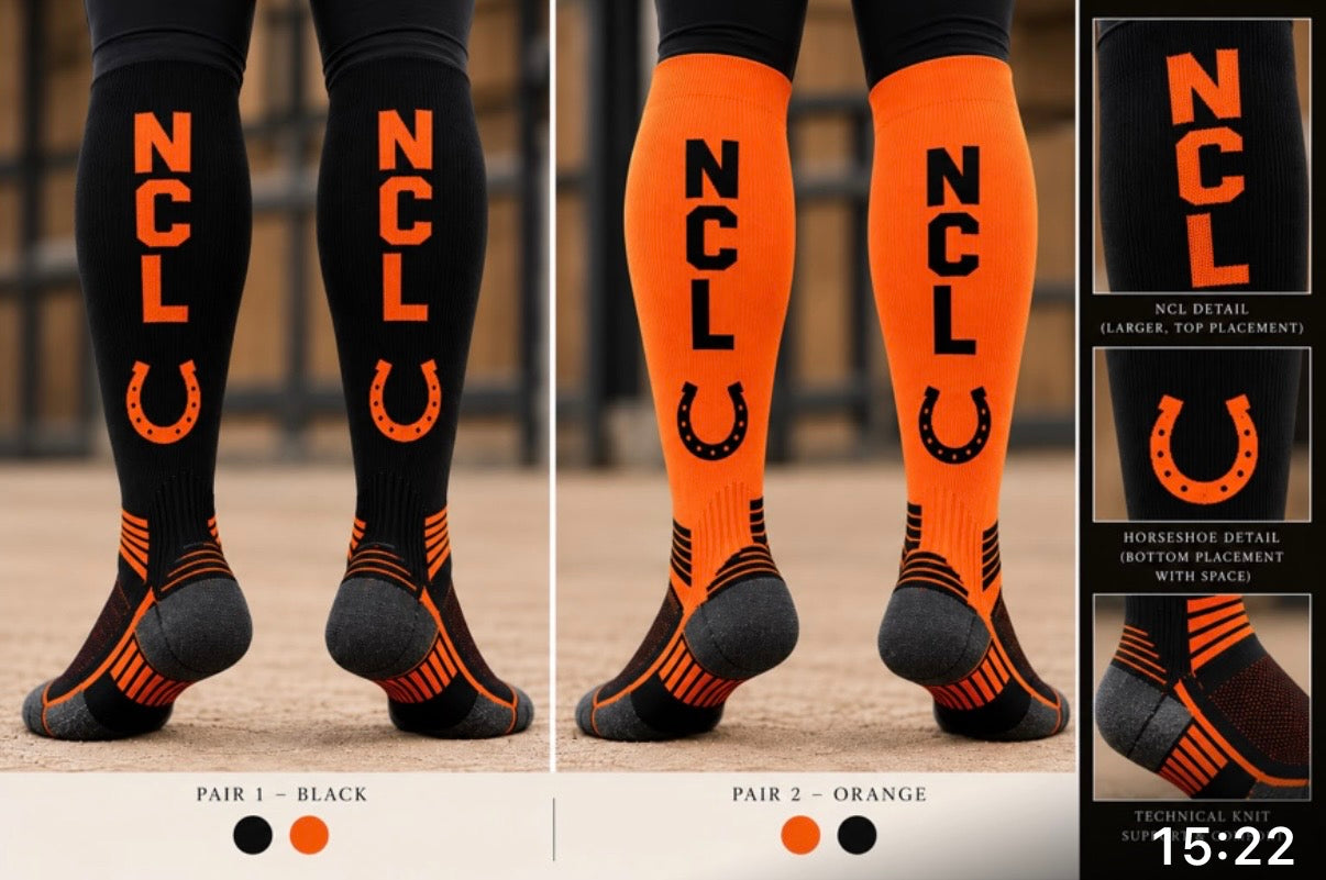 PRE-ORDER Newcastle Lyons Pony Club Socks 2-Pack