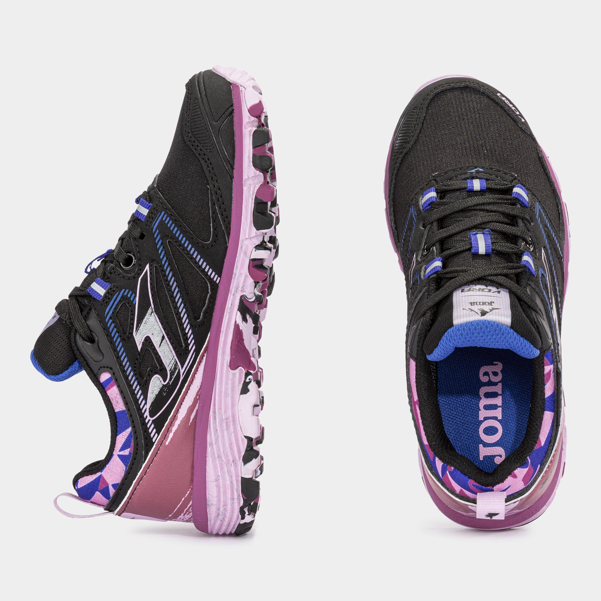 Joma Vora 2431 Trail Shoe Black Pink Jr