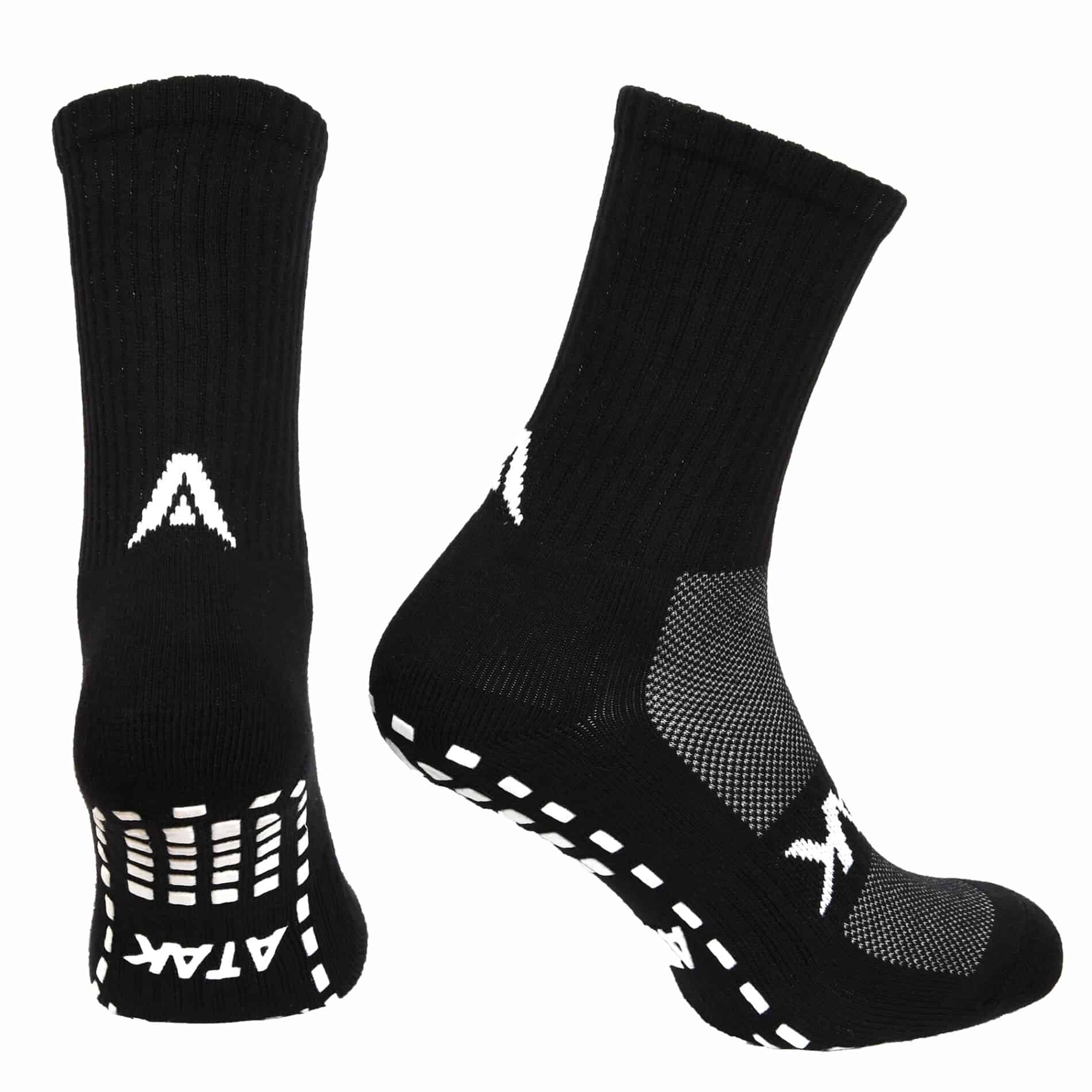 Atak Grip Socks Mid-Leg Black