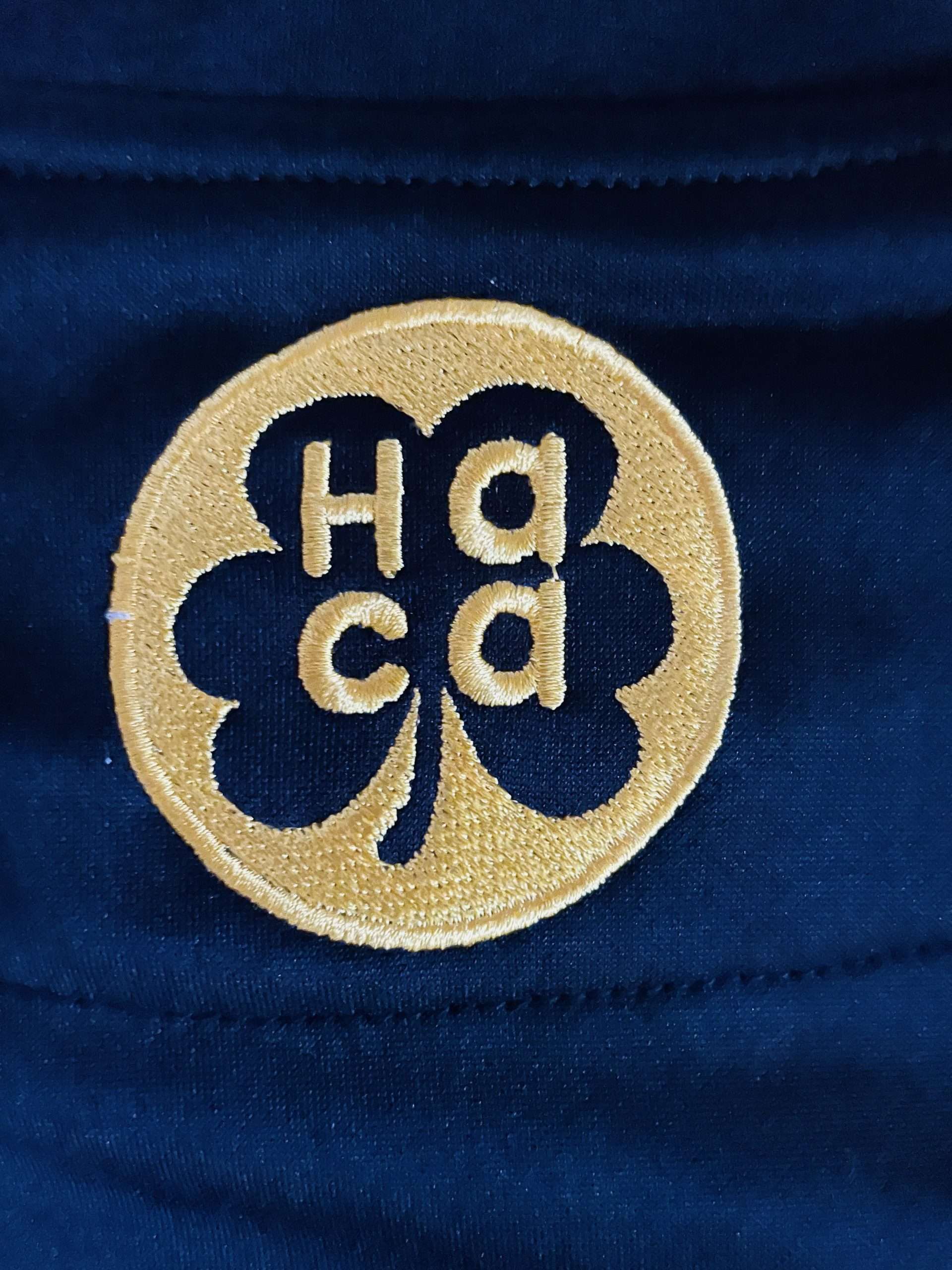 Haca Hockey Round Neck Sweatshirt Black/Gold