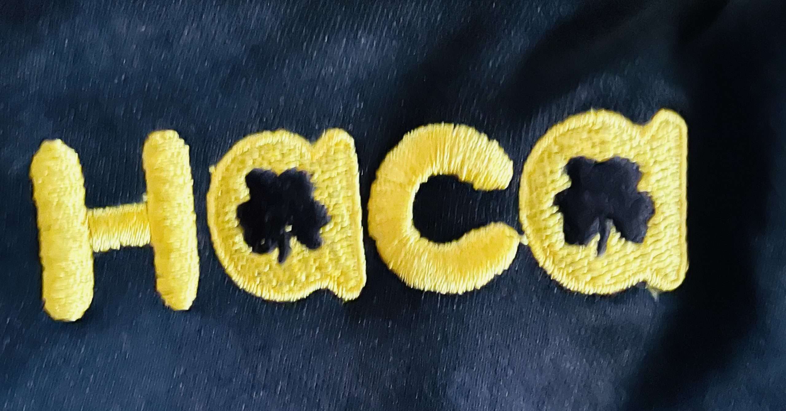 Haca Hockey Round Neck Sweatshirt Black/Gold