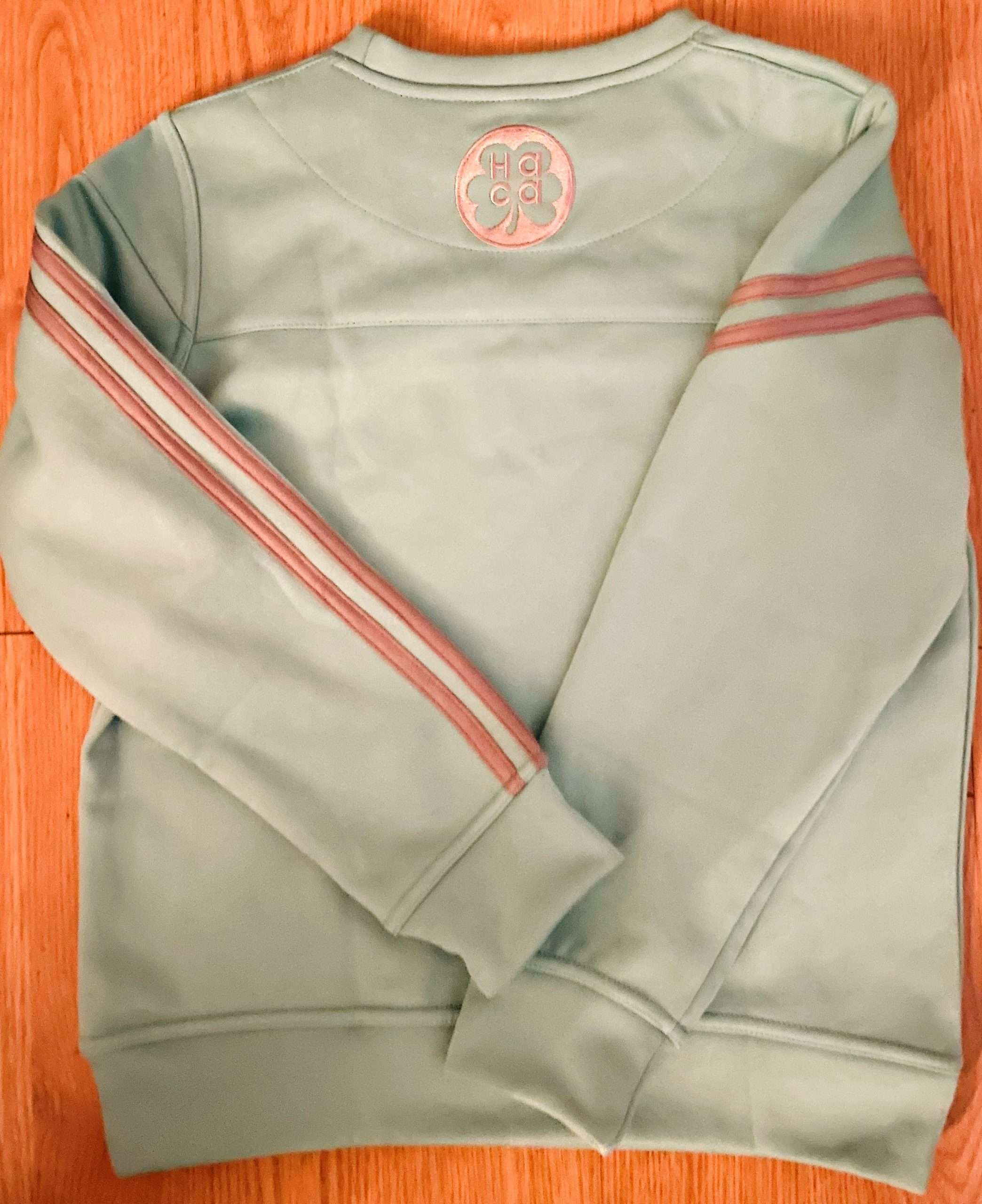 Haca Hockey Round Neck Sweatshirt Mint/Silver