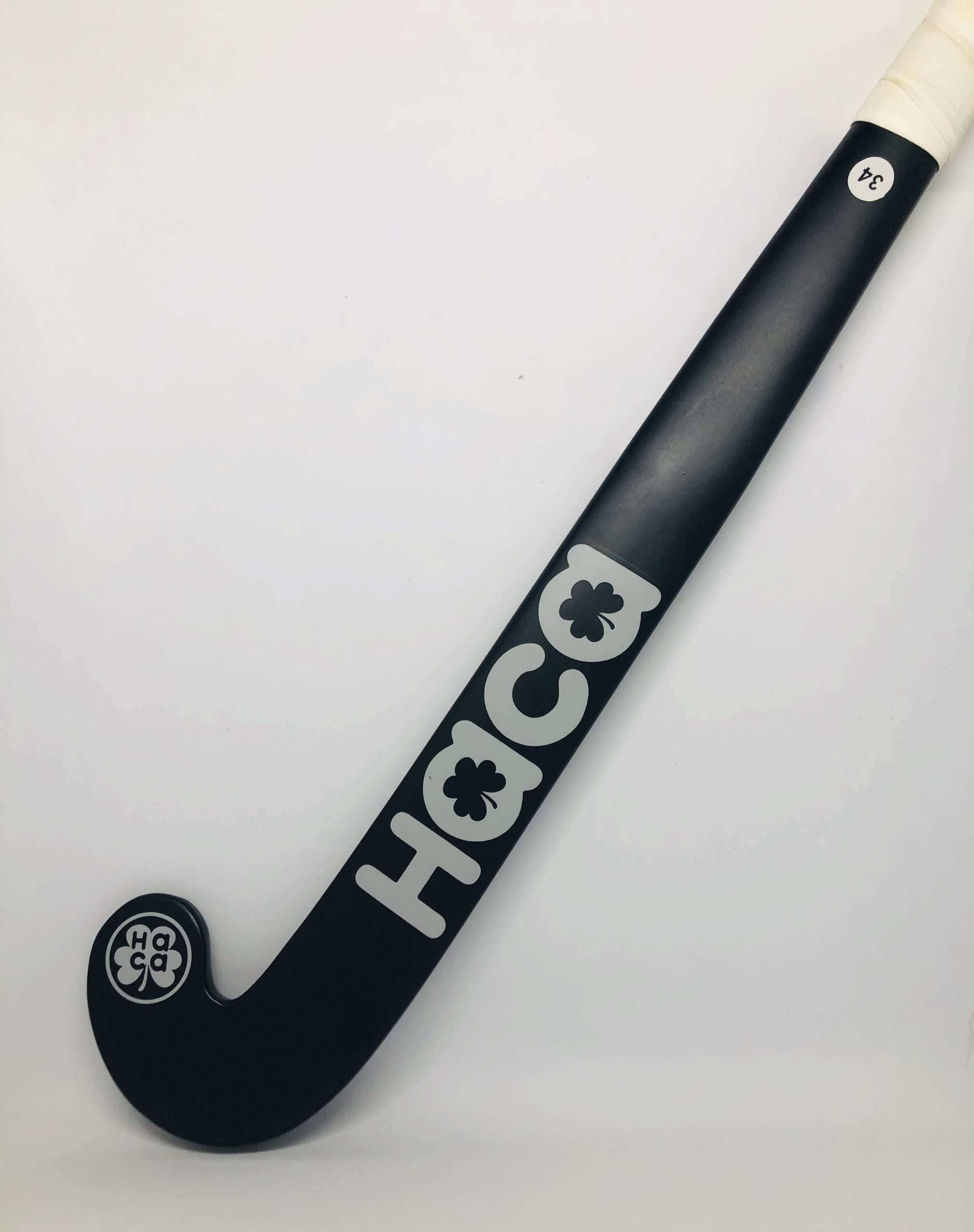Haca Junior Wooden Hockey Stick Black/Silver