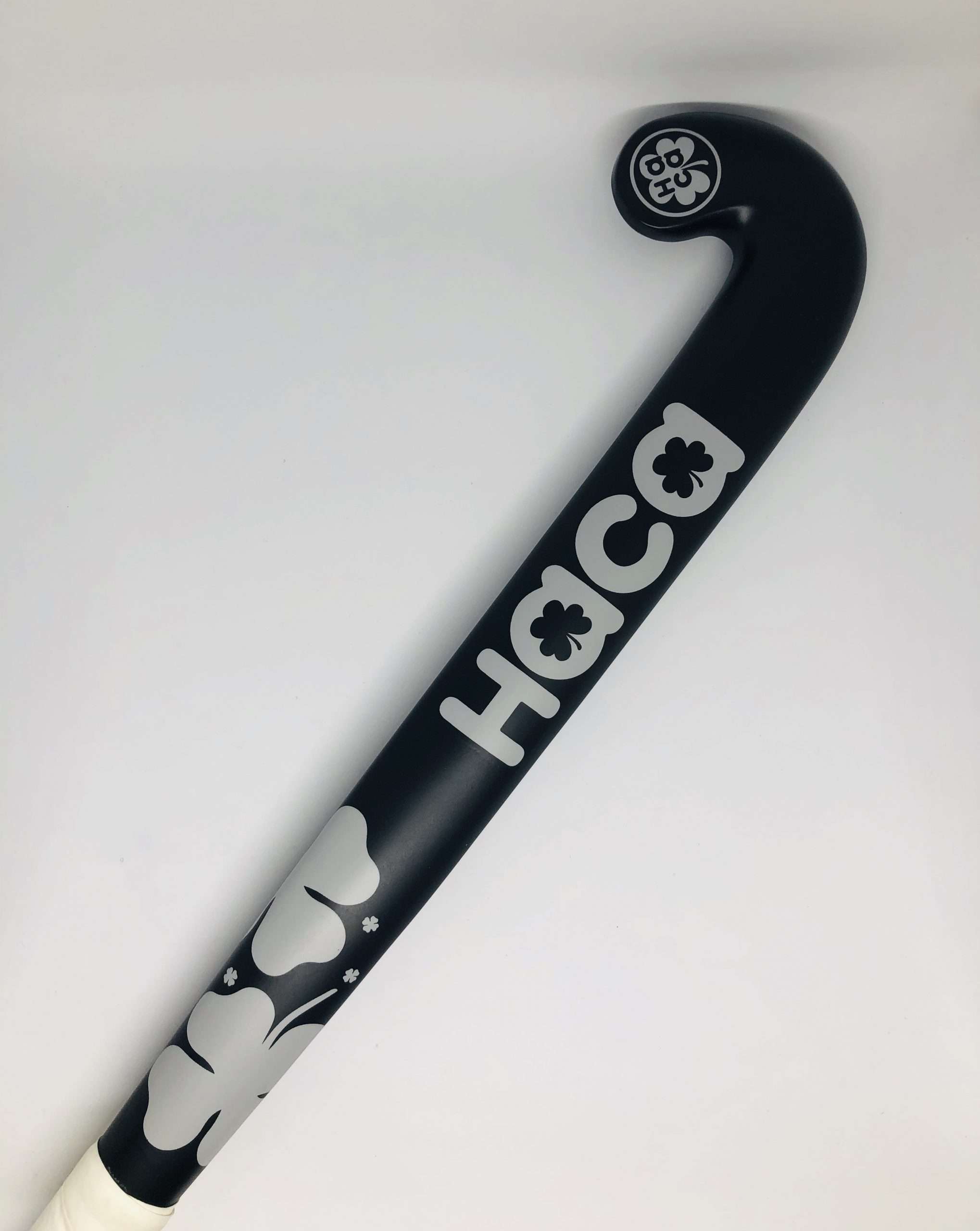 Haca Junior Wooden Hockey Stick Black/Silver