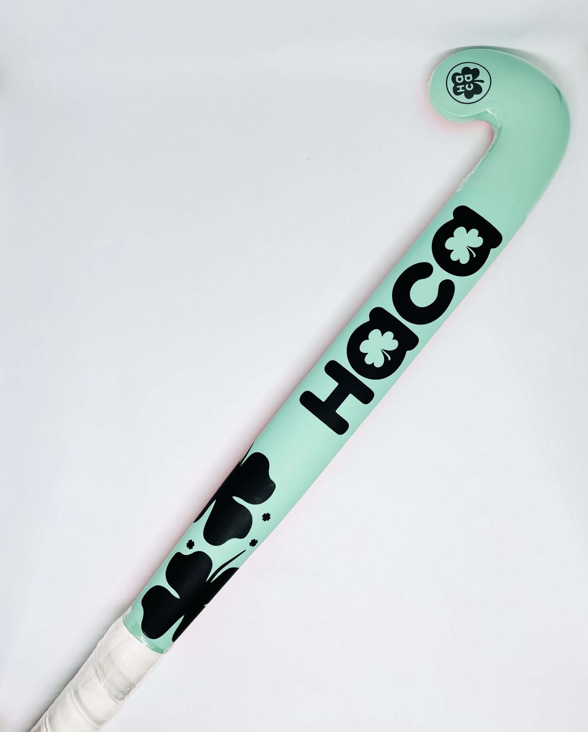 Haca Junior Wooden Hockey Stick Turquoise/Pink