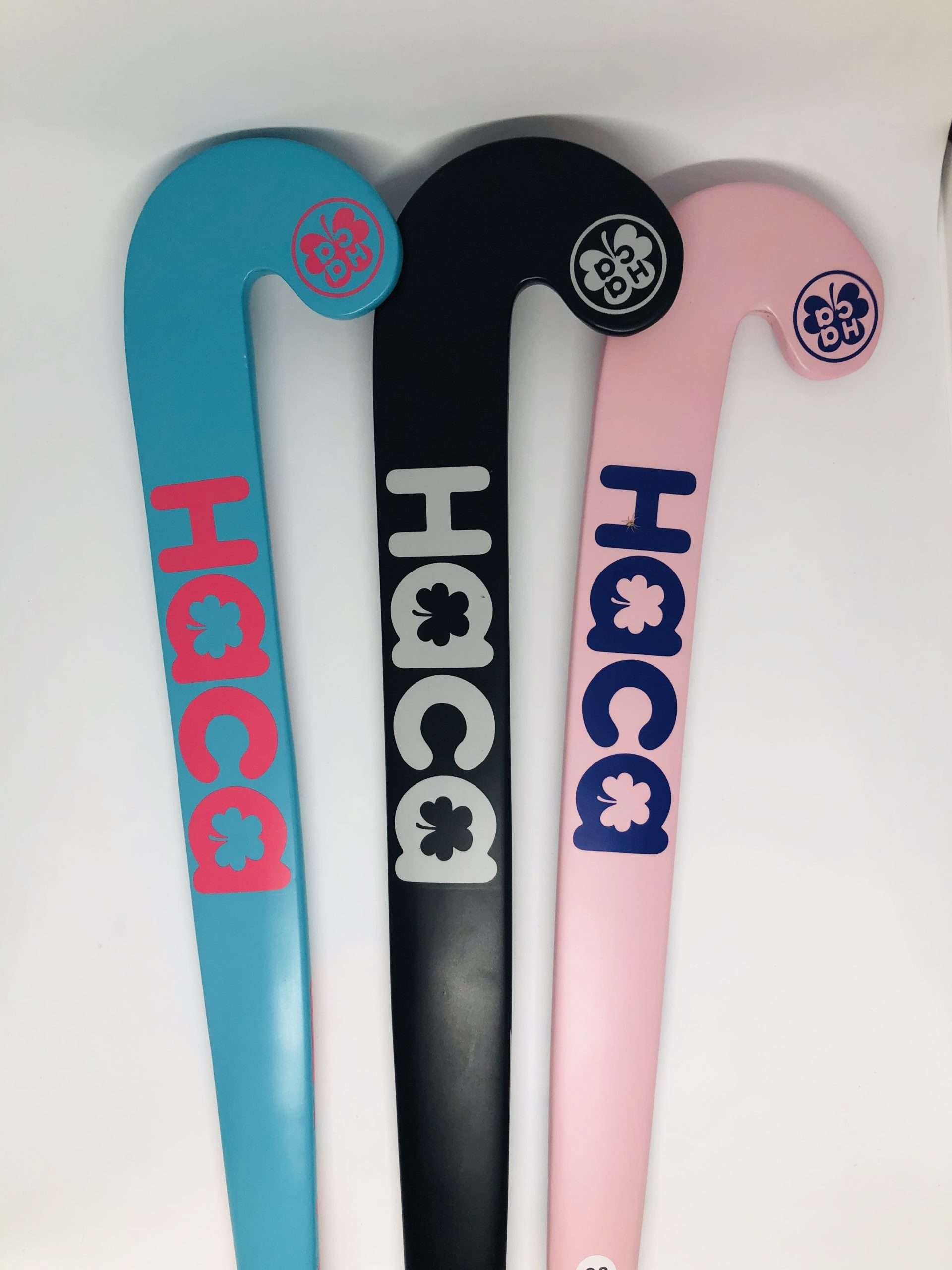 Haca Junior Wooden Hockey Stick Black/Silver