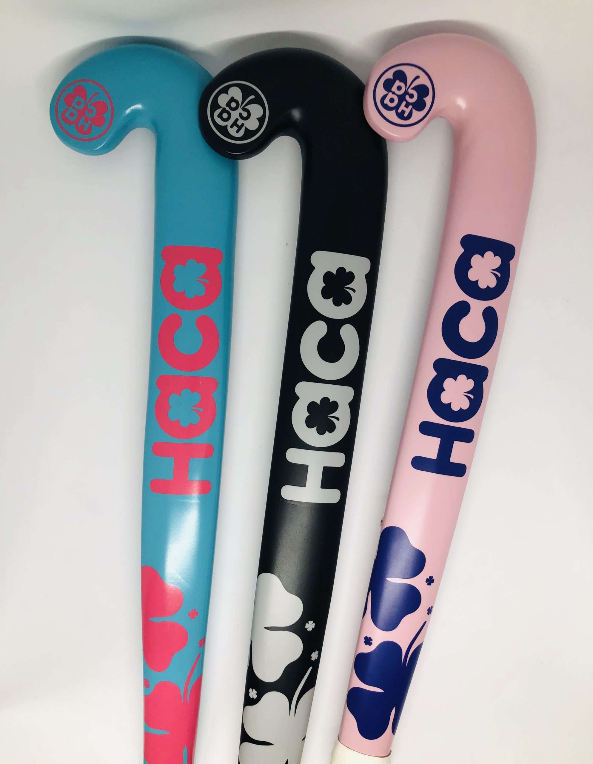 Haca Junior Wooden Hockey Stick Black/Silver