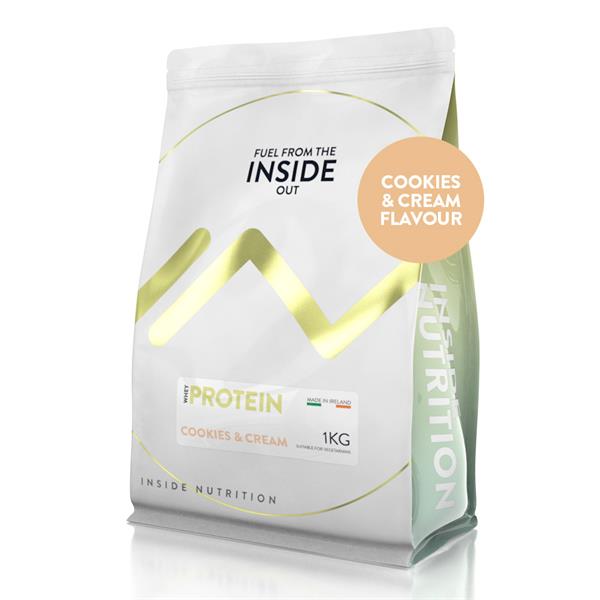 Inside Nutrition Whey Protein, 1kg, Cookies and Cream