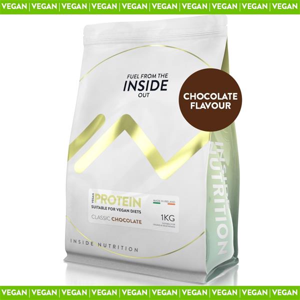Inside Nutrition Vegan Protein Powder, 1kg, Chocolate