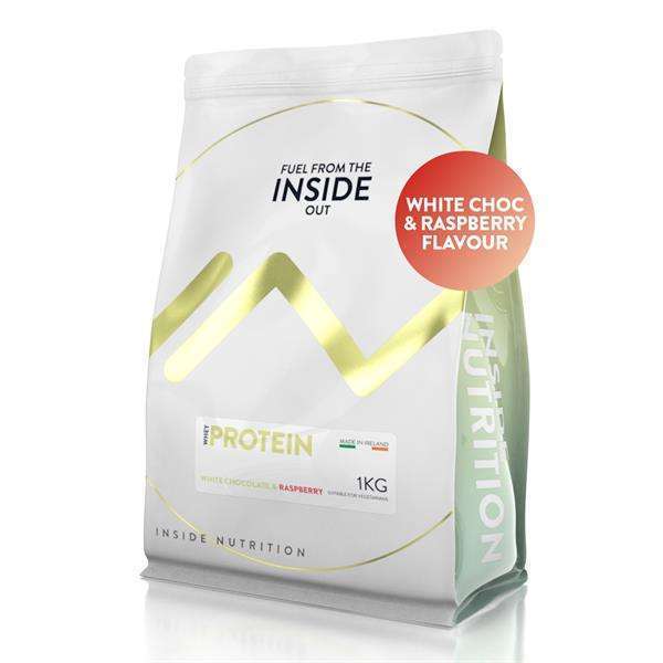 Inside Nutrition Whey Protein, 1kg, White Chocolate and Raspberry