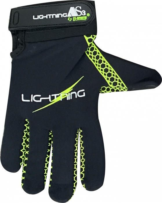 Lee Sports Lightning AS3 GAA Glove Black/Lime