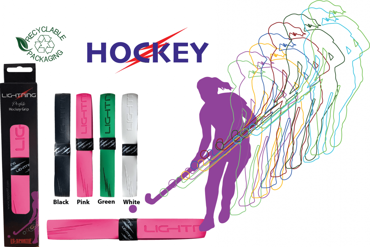 Lee Sports XL Lightning Profile Hockey Grip, 180cm