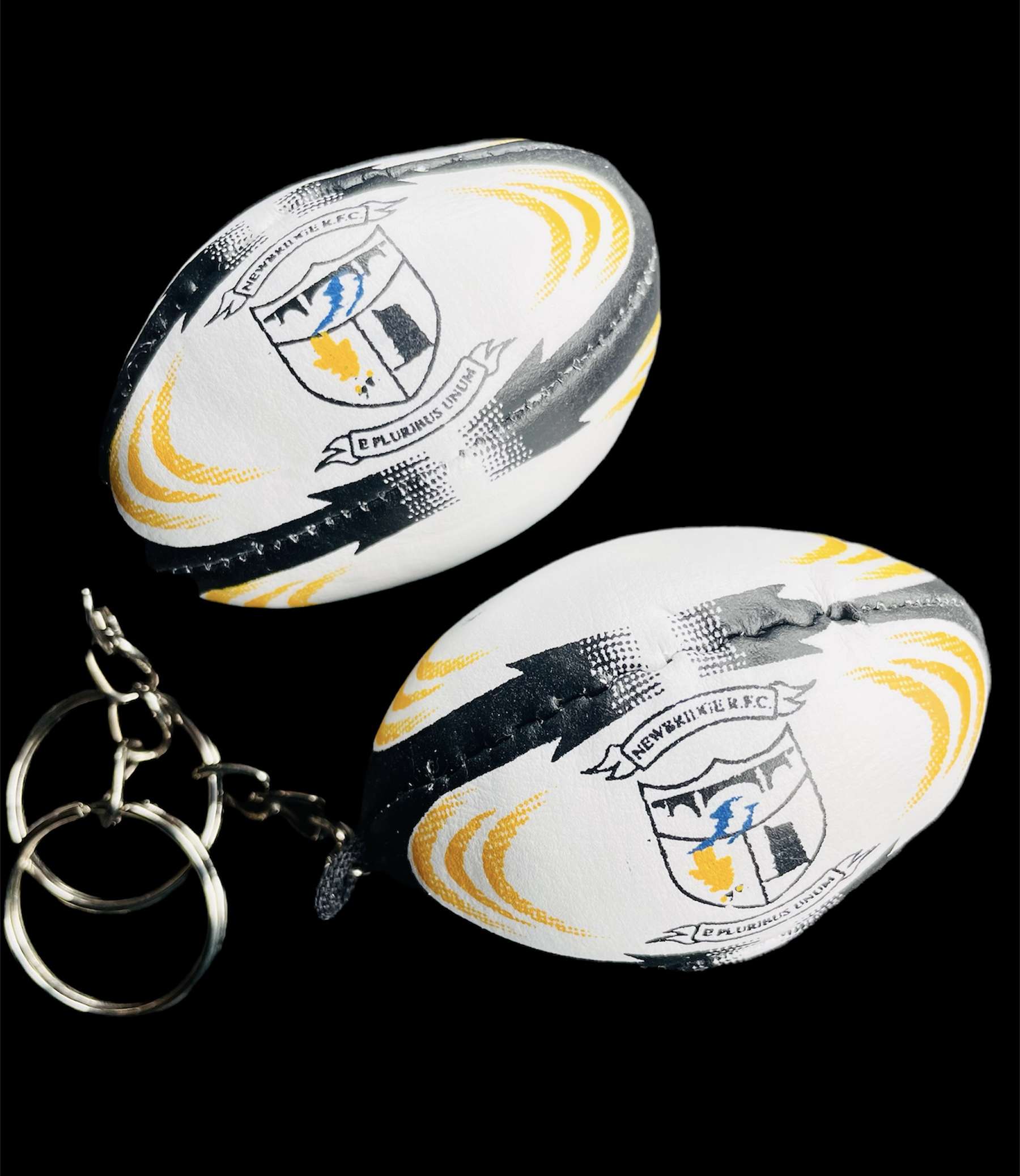 Newbridge RFC Rugby Ball Key Ring