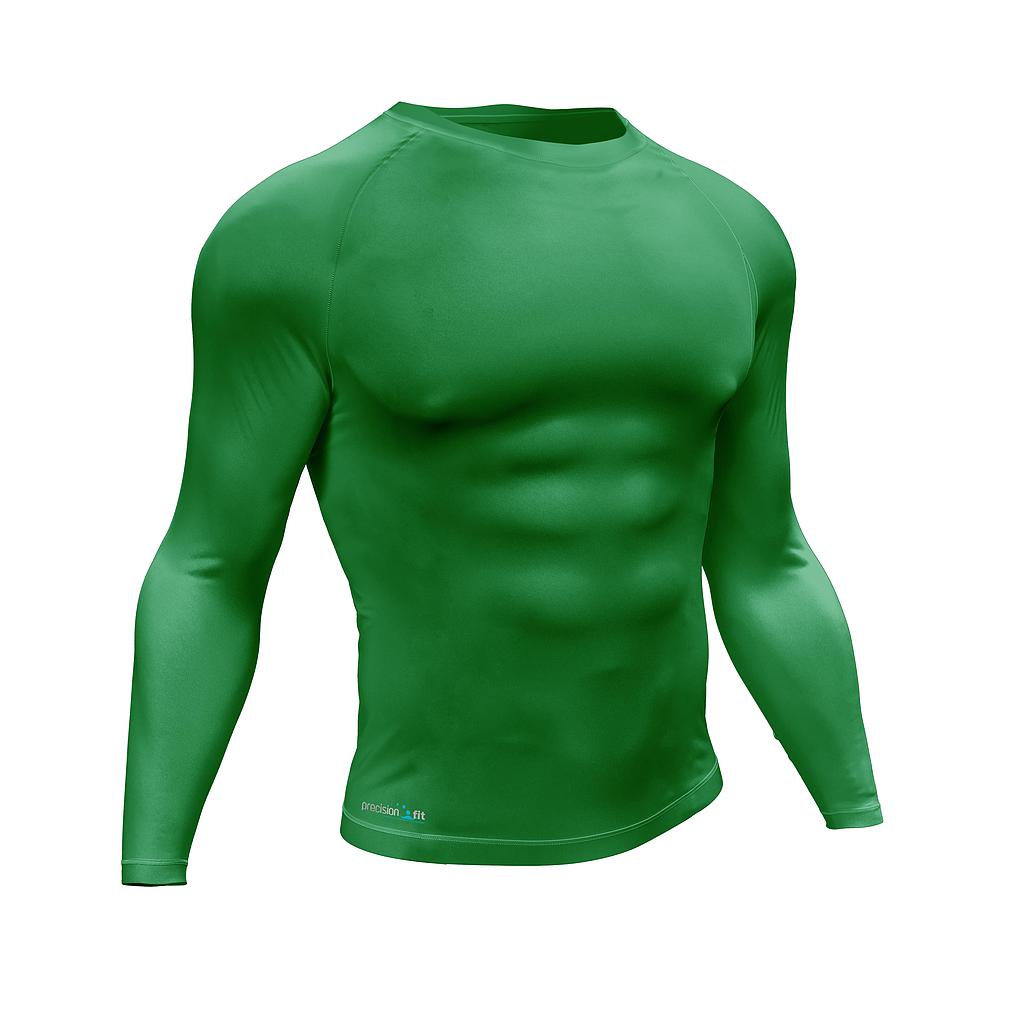 Precision Essential Baselayer Long Sleeve Top, Green