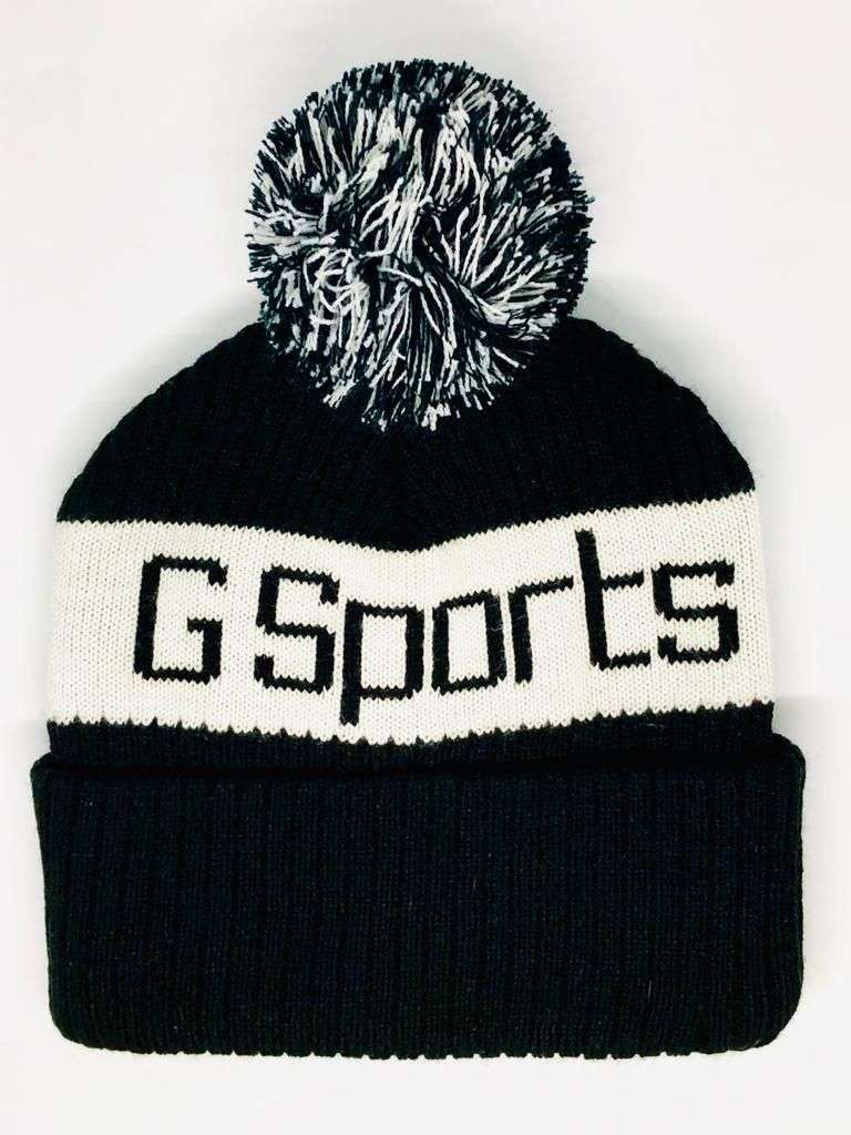 GSports Beanie Black/White