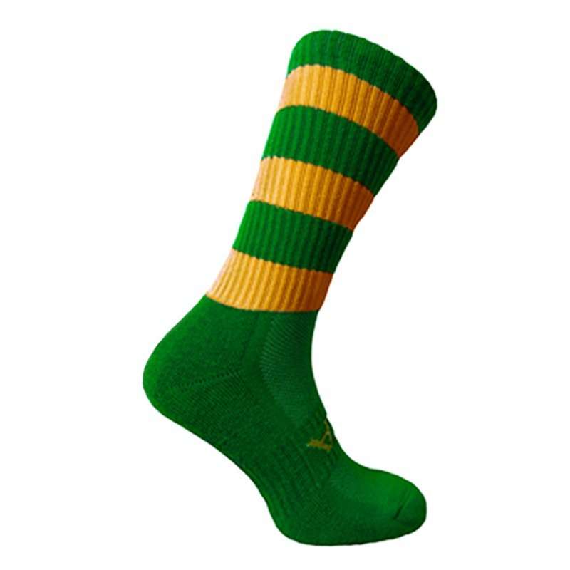 Atak Mid-Leg Sock Green/Yellow