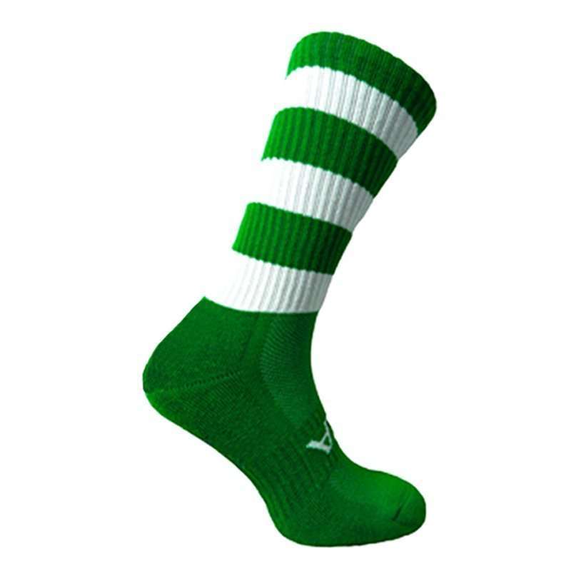Atak Mid-Leg Sock Green/White