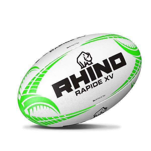 Rhino Rapide XV Rugby Ball White