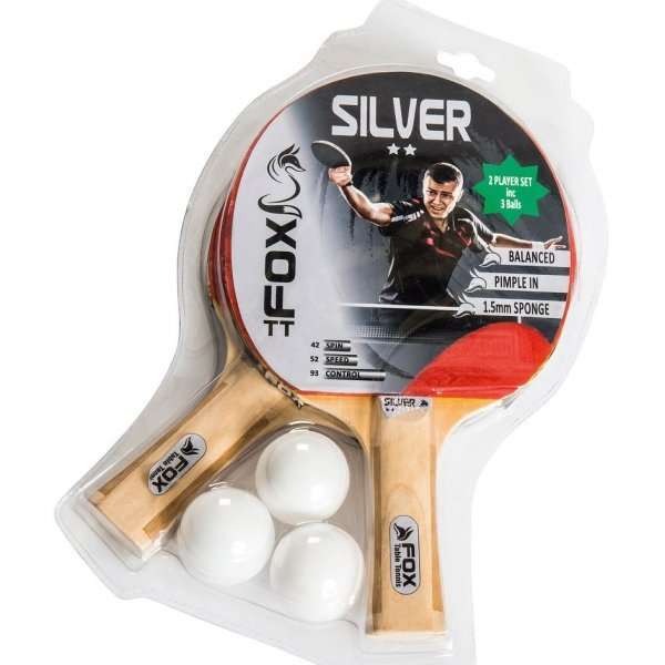 Fox TT Silver 2 Player Table Tennis Set